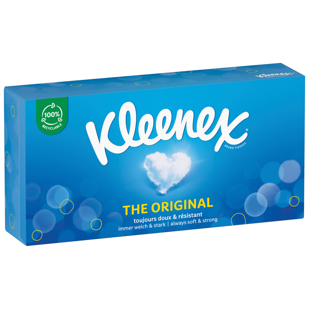 Kleenex Original Box, 72 trojvrstvových vreckoviek 20×20 cm