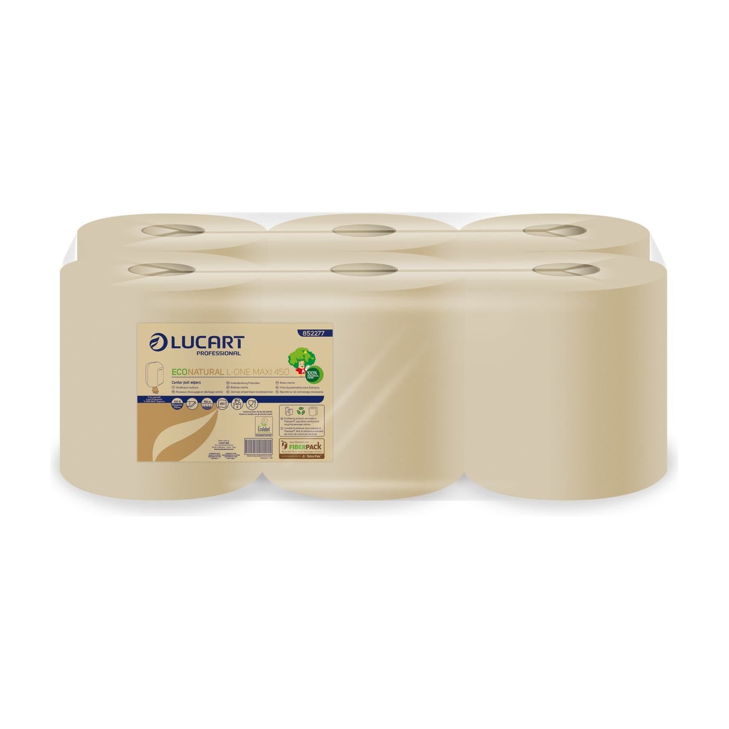 EcoNatural 852277, dvojvrstvová utierka Eco One Natural 2 z recyklovaných vlákien