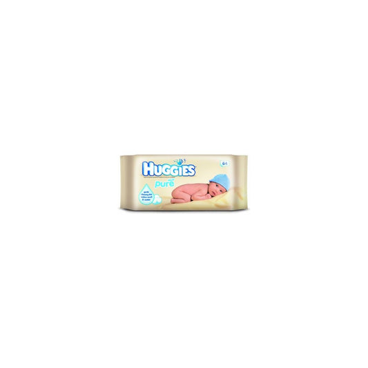 Huggies Wet Wipes, 64 vlhčených obrúskov na rýchlu očistu