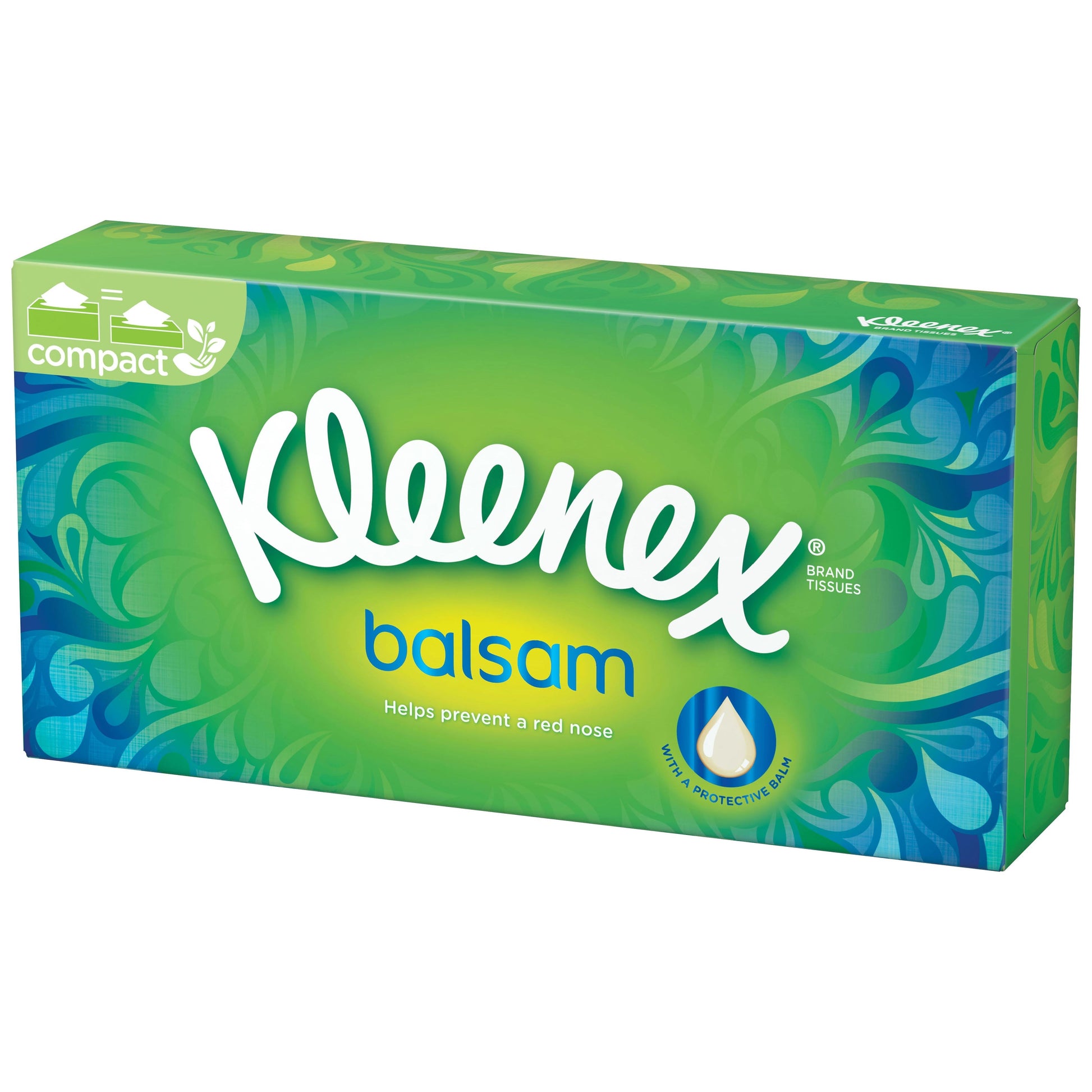 Kleenex Balsam + Menthol, chladivé papierové vreckovky v praktickom boxe