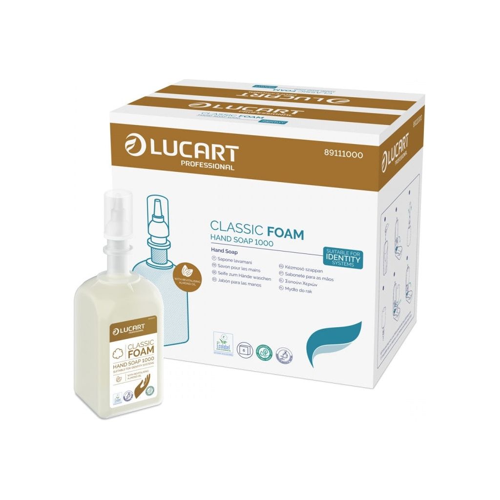 Lucart Classic 89111000, penové mydlo do dávkovača na každodennú hygienu