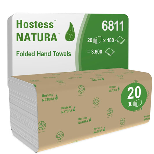 Hostess 6801, skladané utierky (20/180) pre rýchle osušenie rúk