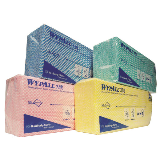 WypAll X50 7441, modrá utierka s vyššou odolnosťou proti roztrhnutiu