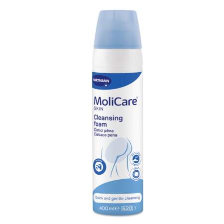 HARTMANN MoliCare jemná čistiaca pena, 400 ml, ideálna na citlivú a zrelú pokožku